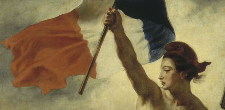 Tableau La Liberté Guidant Le Peuple – Eugène Delacroix – Impression Sur Toile Edx70