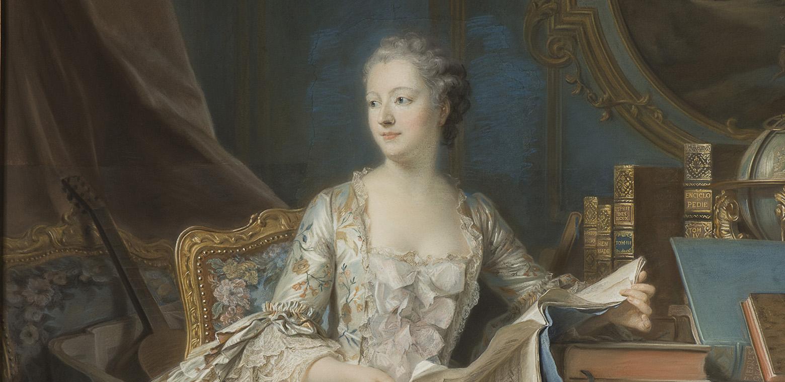 Portrait en pied de la marquise de Pompadour La Tour Maurice Quentin de (1704-1788)
