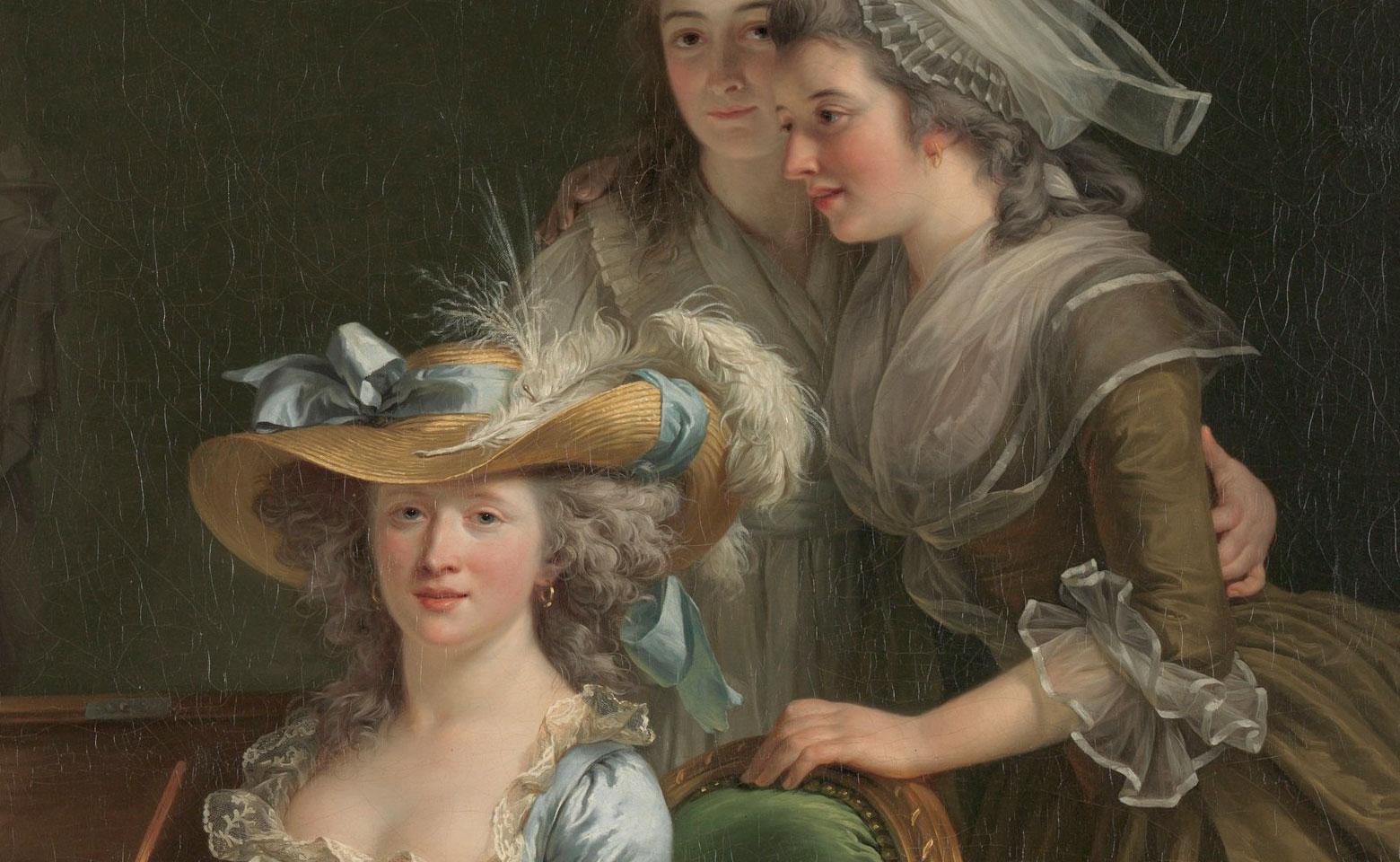 Autoportrait avec deux élèves - Adélaïde Labille-Guiard