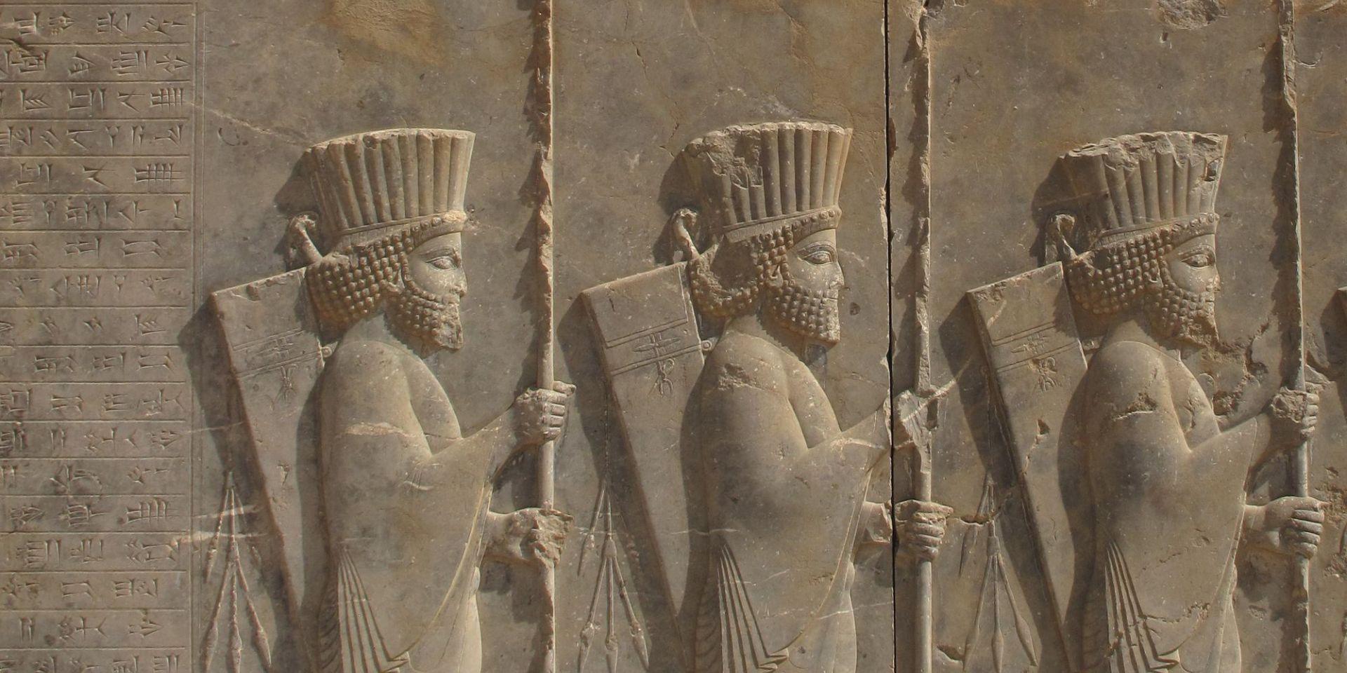 Iran, palais de Persépolis (détail)