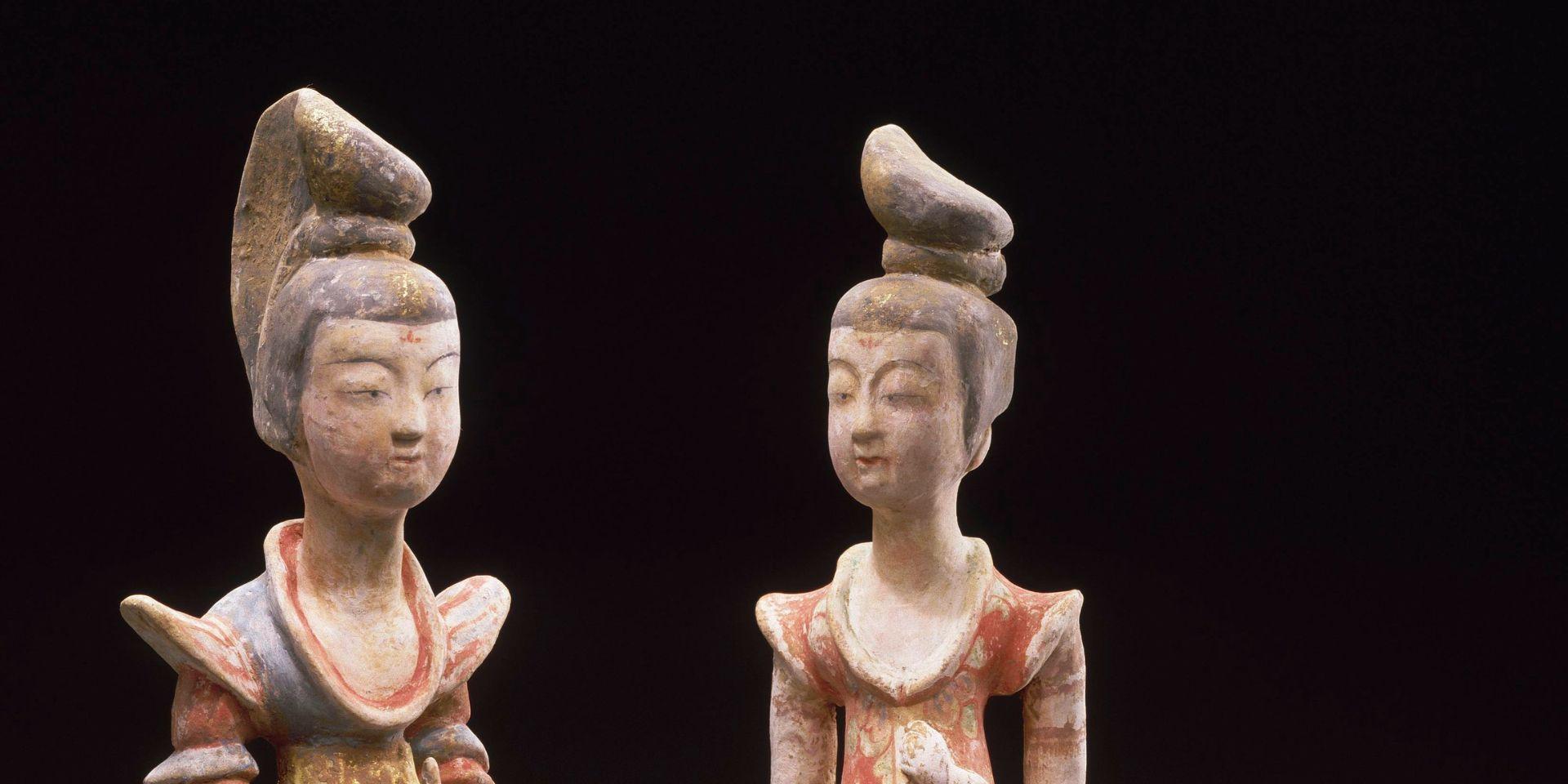 Danseuse et dame d'honneur - Dynastie Tang